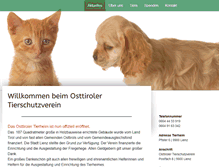 Tablet Screenshot of osttiroler-tierschutz.at